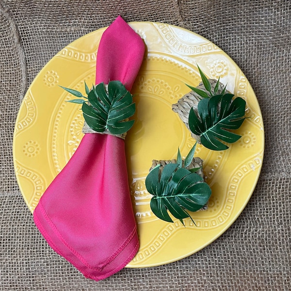 Leaf Napkin Rings Etsy