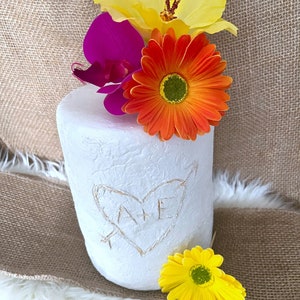 Tropical Flower Cake Topper: Hibiscus, Gerbera, Orchid
