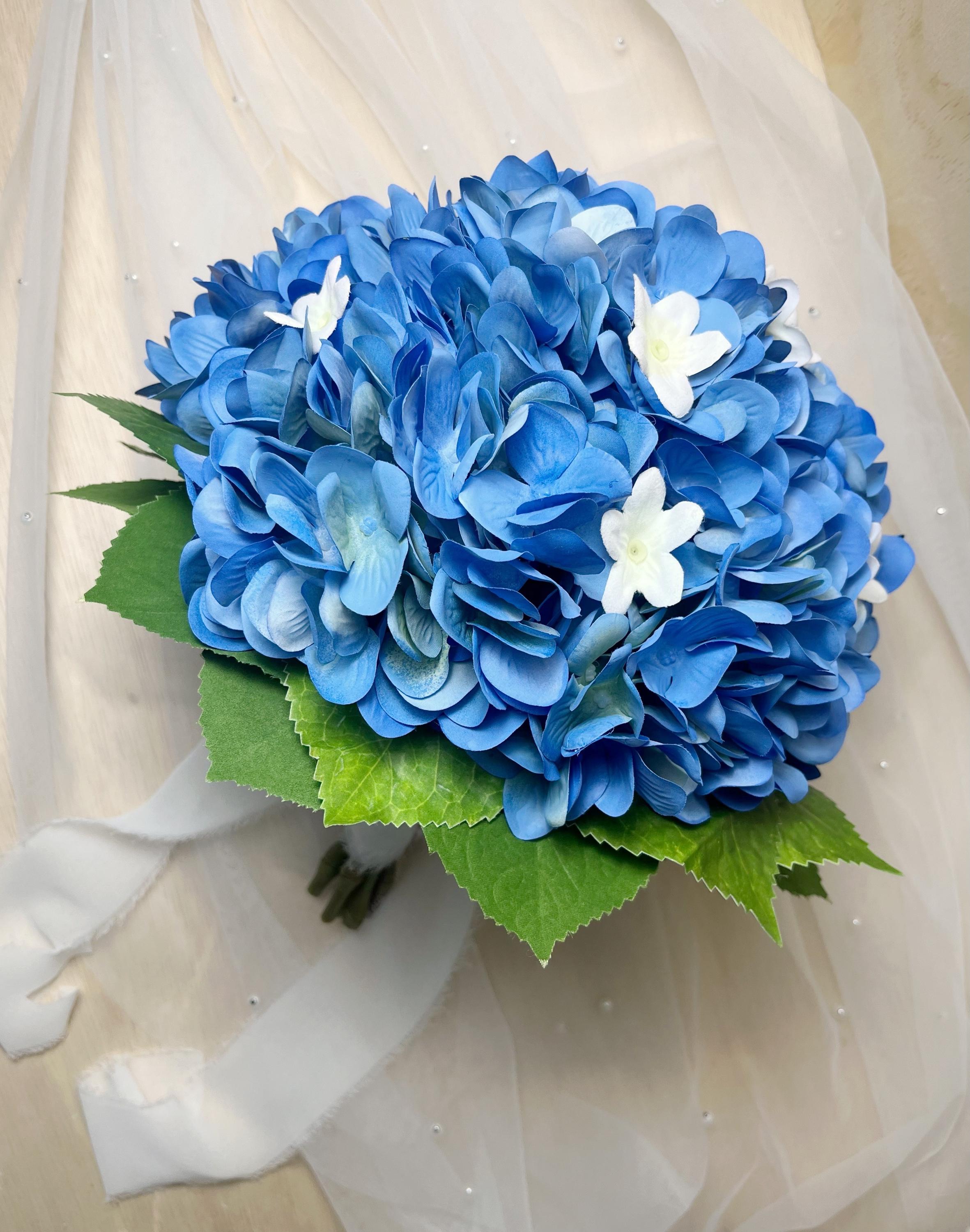 Silk Hydrangea Wedding Bouquet