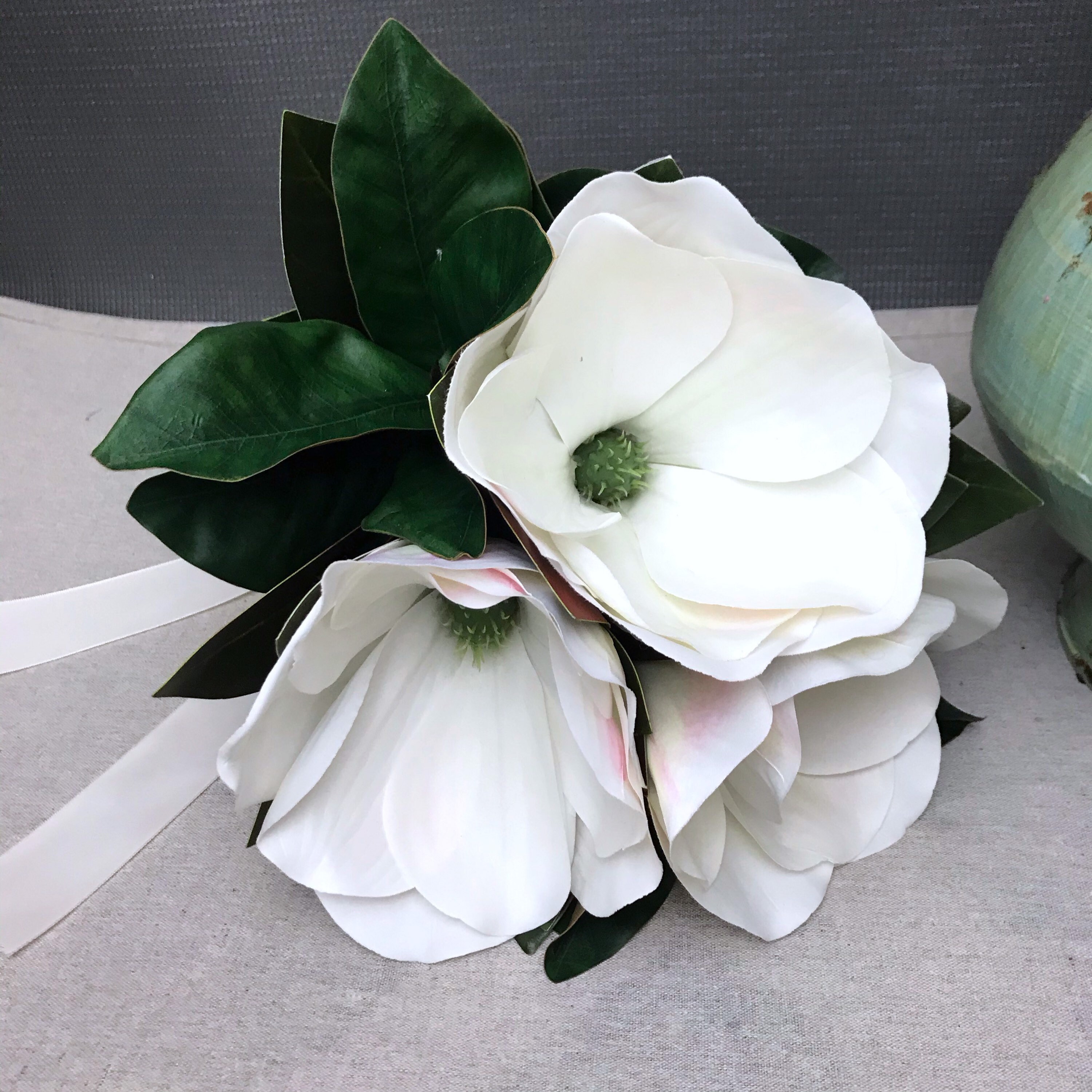 Magnolia Bride bouquet/ Ramo Magnolia / Medium magnolia Bride Etsy