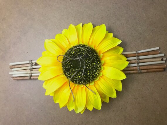 Sunflower Ring Holder Wedding Ring Holder Bamboo Holder Ring. Etsy