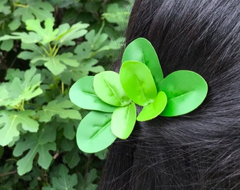 Greenery Real Touch hairpins accessories, bridal green leaves hairpins, bridal hair accessory, bridal wedding accessory
