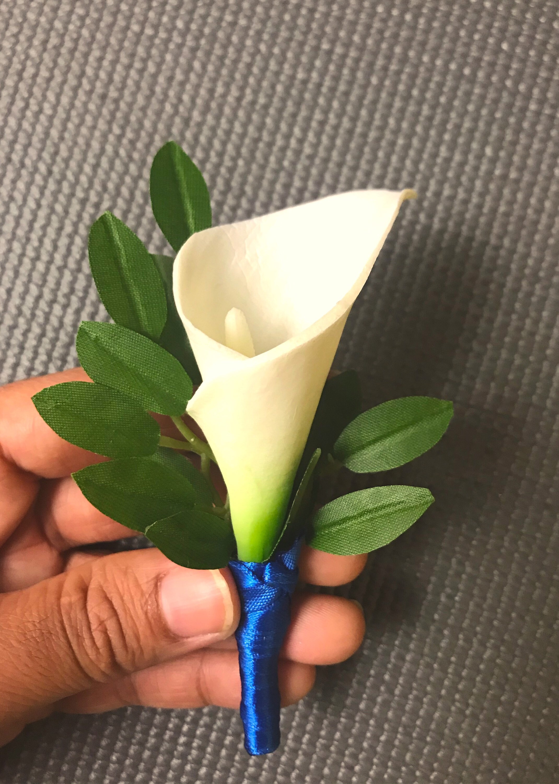 Calla Lily Boutonniere for the Groom Wedding Boutonniere Etsy