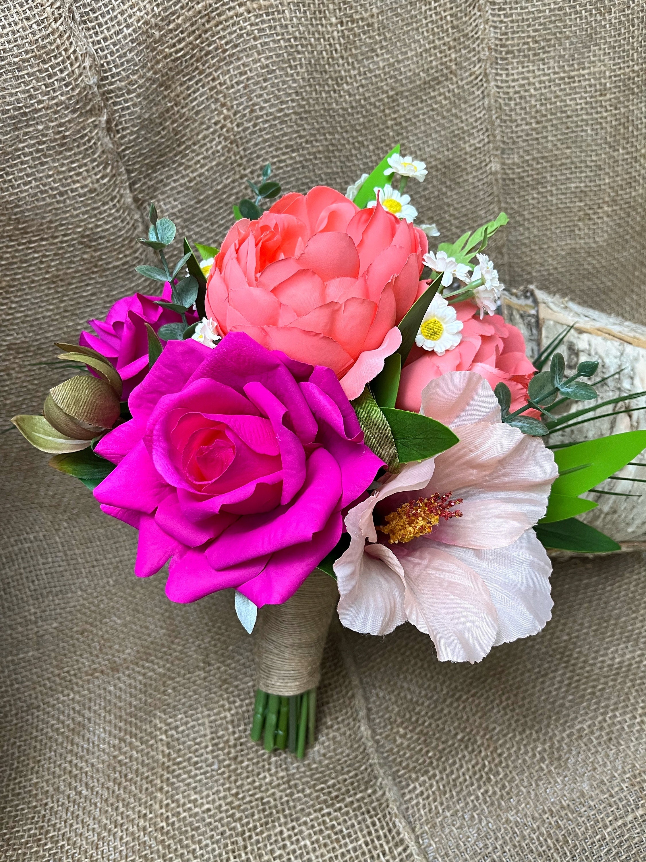 prom bouquet for hot pink dress Hot Pink Bridal Bouquet in Shipshewana, IN