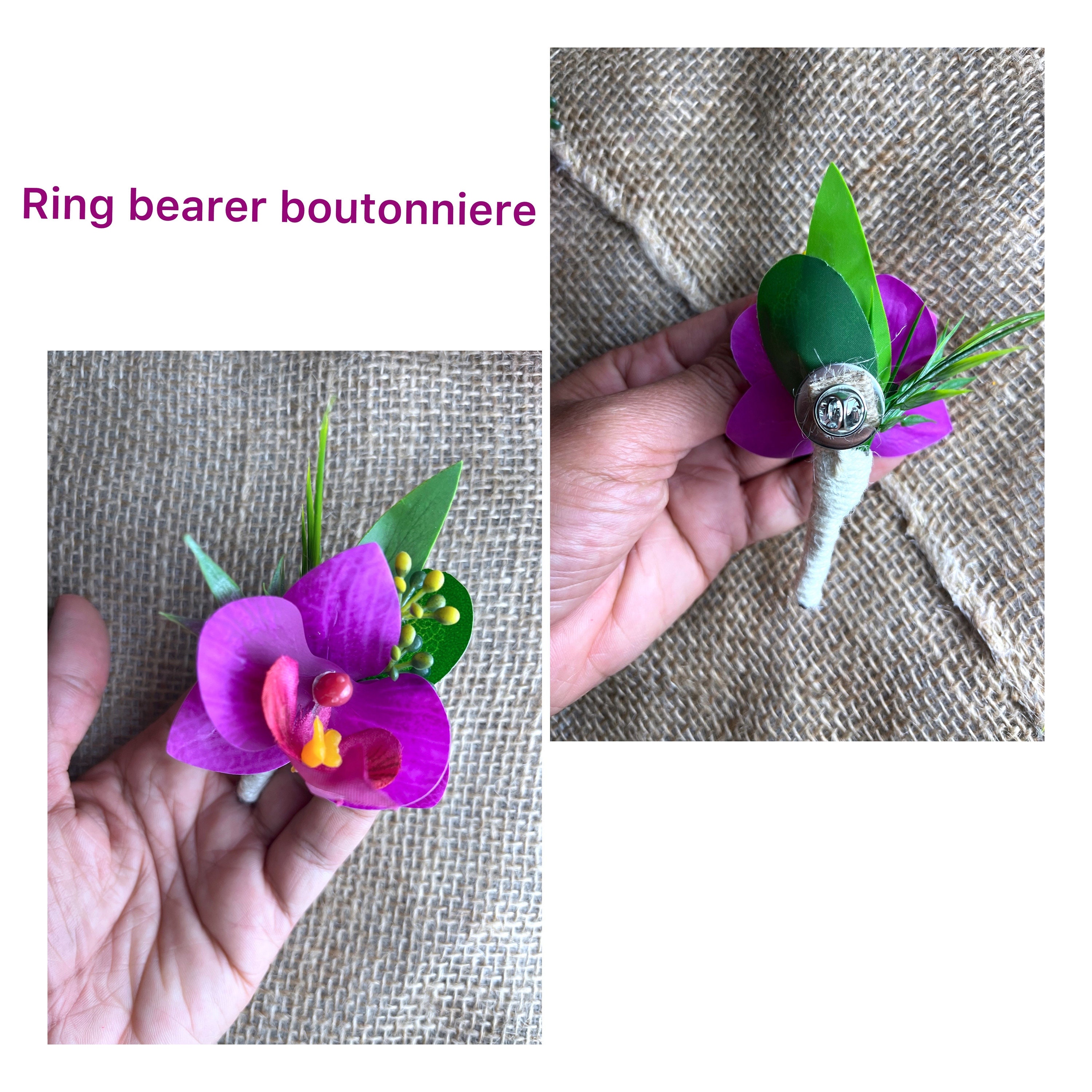 Ring Bearer Boutonnière Ideas