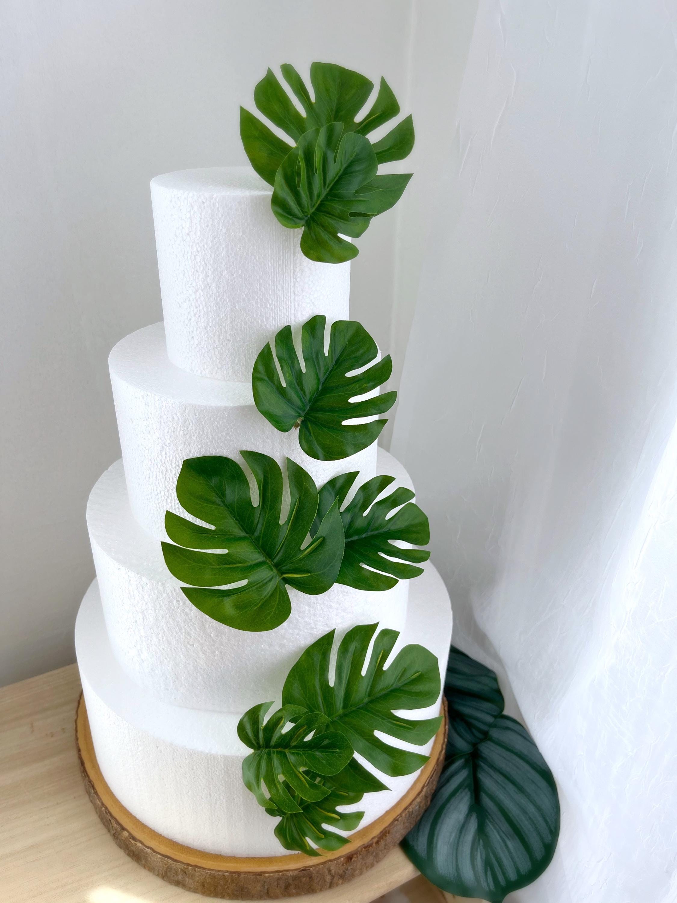 Monstera Leaf Cake Topper - Etsy