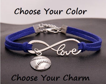 HCChanshi Softball Bracelet Jewelry Girls Softball Gifts Softball Jewelry Bracelet Gifts for Girls Softball Mom Gifts Softball Lovers Women Softball Team