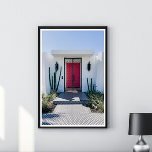 Palm Springs California house art for living room.