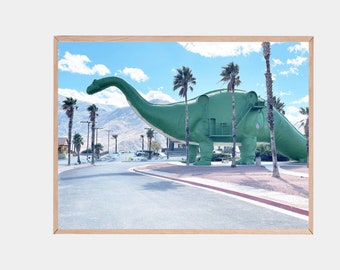 Estampa de Dinossauro, Dinossauros de Cabazon, Arte de Parede Infantil (Download Digital)
