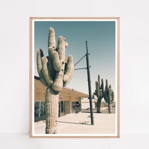 Kaktus Poster Druck, druckbare Kunst, Kaktus Druck, Southwest Dekor, Saguaro Poster