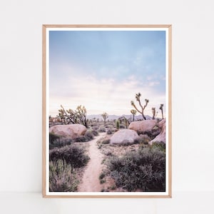 Joshua Tree Photo, Mojave Desert Print, Desert Wall Art, Stunning Landscape Photography, Nature Decor for Home & Office