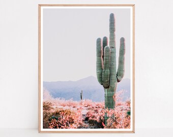 Arizona Desert Cactus Print: Southwestern Decor (Digital Download)