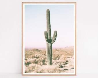 Cactus Print, Southwest Decor, Printable Wall Art, National Park, Arizona Gifts, Tucson Arizona