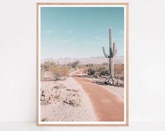 Saguaro National Park, National Park Print, Cactus Photography, Saguaro Cactus Print