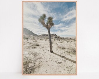 Joshua Tree Print, Mojave Desert Photography, Boho Wall Decor (Digital Download)