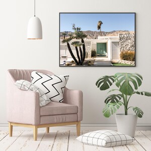 Mid century modern wall art for living room walls.