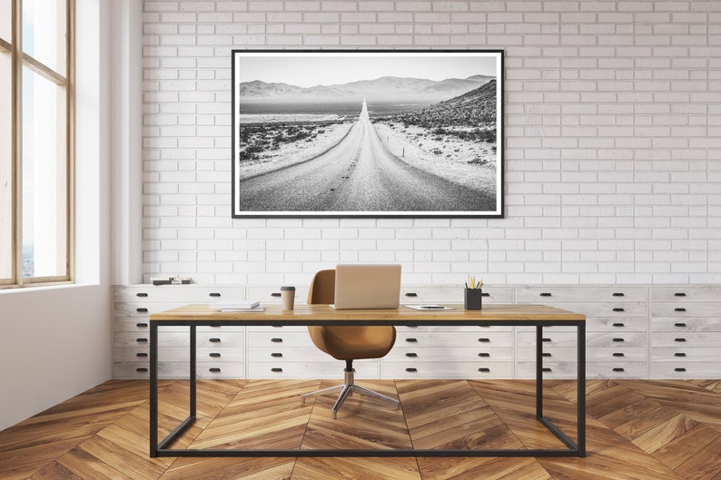 Black and White Desert Wall Art Southwest Decor Desert | Etsy