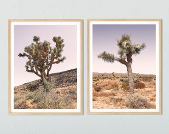 Joshua Tree Drucke Set: Kalifornien Wüste Kunst (Digitaler Download)