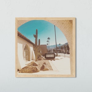 Architecture Print, Mid Century Modern, Street Photography, Retro Poster, Palm Springs, Vintage Street Photo