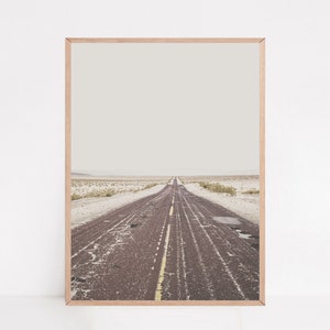 Desert Road, Southwestern Decor, Desert Poster, Travel Poster, Art Prints, Wall Decor, Designer Wall Art
