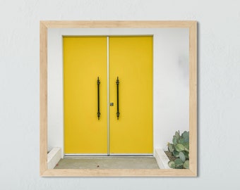 Palm Springs Yellow Door Print: Mid-Century Modern Photography (Digital Download)
