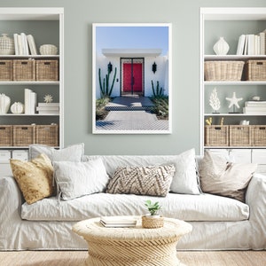 Living room mid century modern wall art.