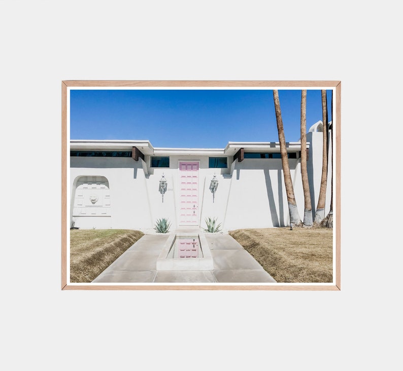 Printable Wall Art Palm Springs Digital DOWNLOAD Palm Tree Print California Print