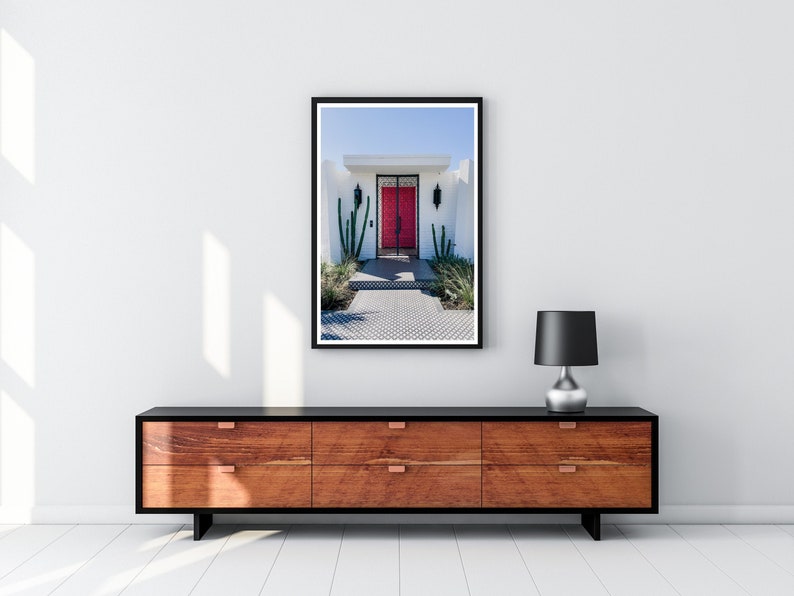 Palm Springs California house art for living room.