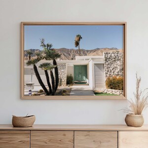 California green door photo for living room.