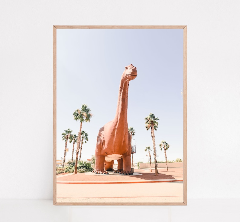 Cabazon Dinosaur, Dino Poster, Printable Wall Art (Digital Download) image 1