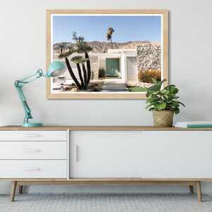 Palm Springs street photography wall art.