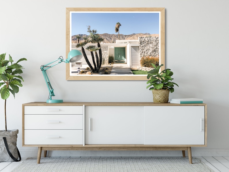 Palm Springs street photography wall art.