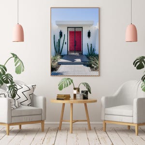 Palm Springs print for living room.
