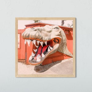 Dinosaur Print, Kids Room Art, Square Prints, Baby Shower Gift, Square Poster
