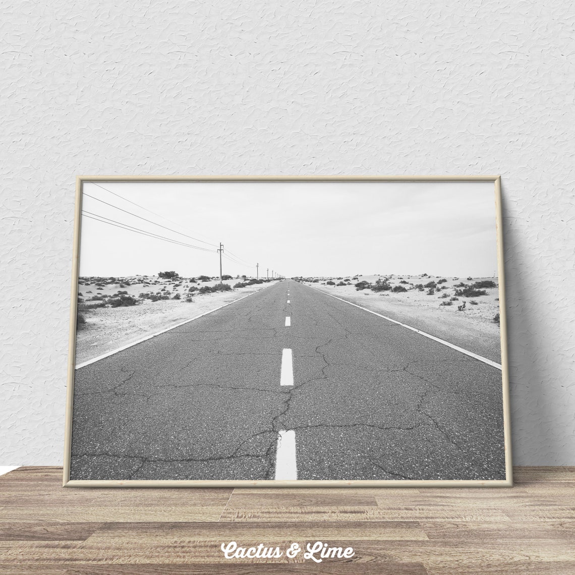 Black and White Desert Wall Art Southwest Decor Desert | Etsy