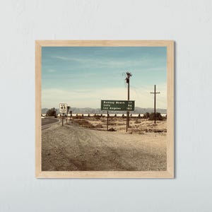Niland California, Bombay Beach, Travel Poster, Road Trip Vibes, Adventure Art, Travel Wall Art, Wanderlust Decor, Highway Photography