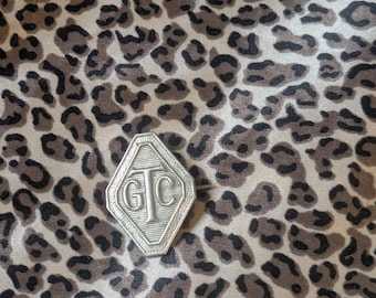 Insignia vintage de la Segunda Guerra Mundial, insignia de gorra del Cuerpo de Entrenamiento de Niñas del GTC, insignia militar británica