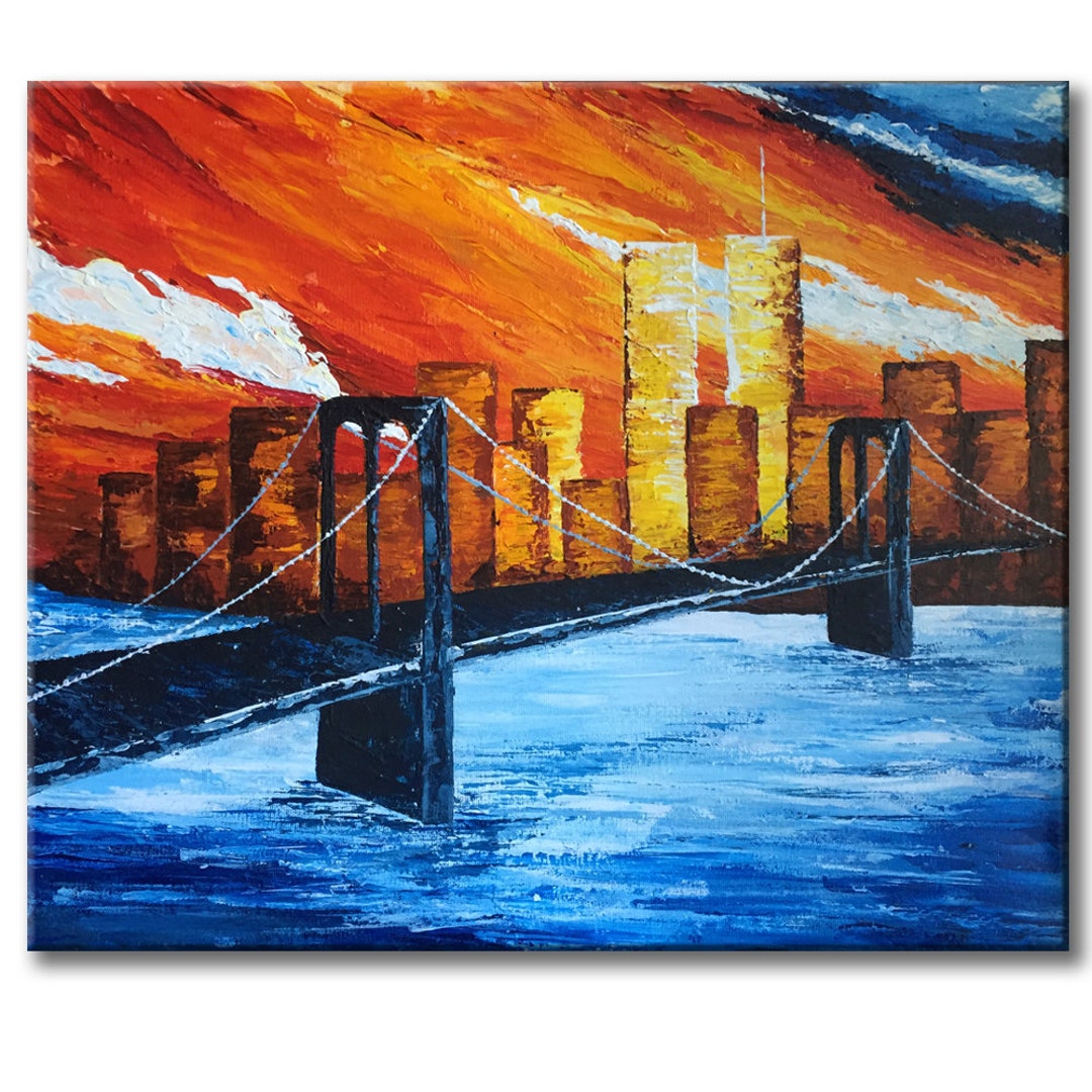 絵画 ブルックリン橋 絵画 ブルックリン橋