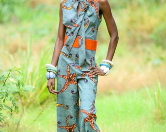 KHARI JUMPSUIT  Modern ease and classic American craftsmanship come together in this clean-lined jumpsuit