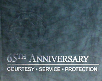 Texas Department of Public Safety 65th Anniversary Leather Cover, 2002 Limited Ed. Published by Turner Publishing with 400 Pages ~ NEW Copy
