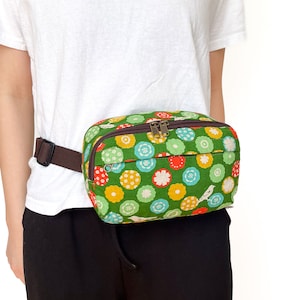 Patrón de costura en PDF para bolso de cintura/bandolera Aarti (2 tamaños), bolso deportivo, bolso para bicicleta