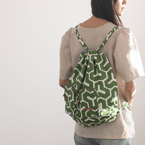 Darryl Drawstring Backpack PDF Sewing Pattern, easy backpack pattern