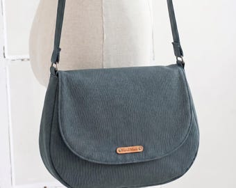 Erin Bag PDF Sewing Pattern, saddle bag