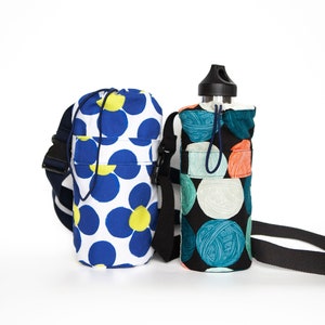 Larisa Water Bottle Bag (2 Sizes) PDF Sewing Pattern