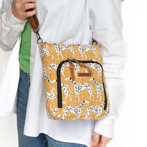 Kade Zip Down Card Pocket Cross Bag PDF Schnittmuster