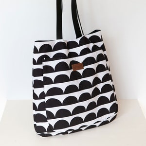 Abby Big Tote Bag PDF Sewing Pattern, easy sewing pattern