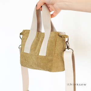 Calista Mini Cross Bag PDF Sewing Pattern, mini bag, vintage bag pattern