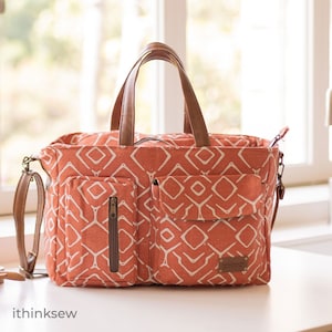 Robbie Bag PDF Schnittmuster - Aktentasche, Messenger-Tasche