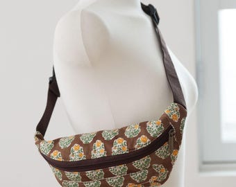 Kai Sling Bag Sewing Pattern PDF | Crossbody Fanny Pack Template | DIY Chest Bag with Hidden Pocket | Unisex Chest Bag Tutorial for Sewists