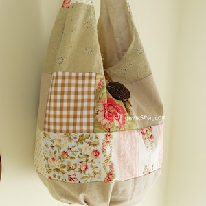 Madeline Bag PDF Sewing Pattern, hobo bag pattern